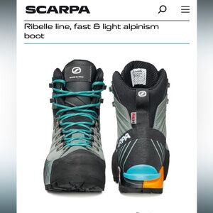 NWOT Scarpa Hiking Boots Size EU42